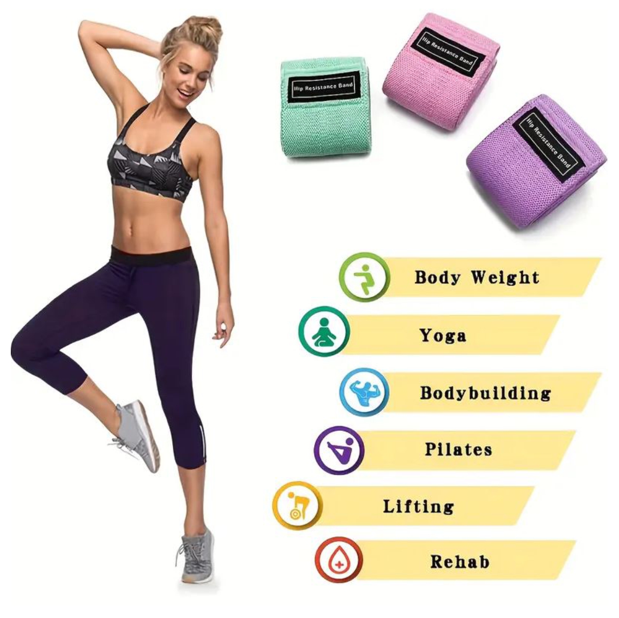 Miniatura 4 de Bandas de Resistencia en Tela SETX3 UNID